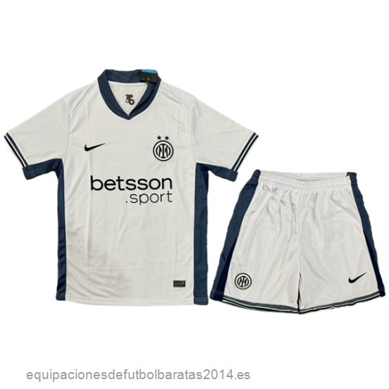 Nuevo 2ª Conjunto De Hombre Inter Milán 24/25 Blanco Baratas